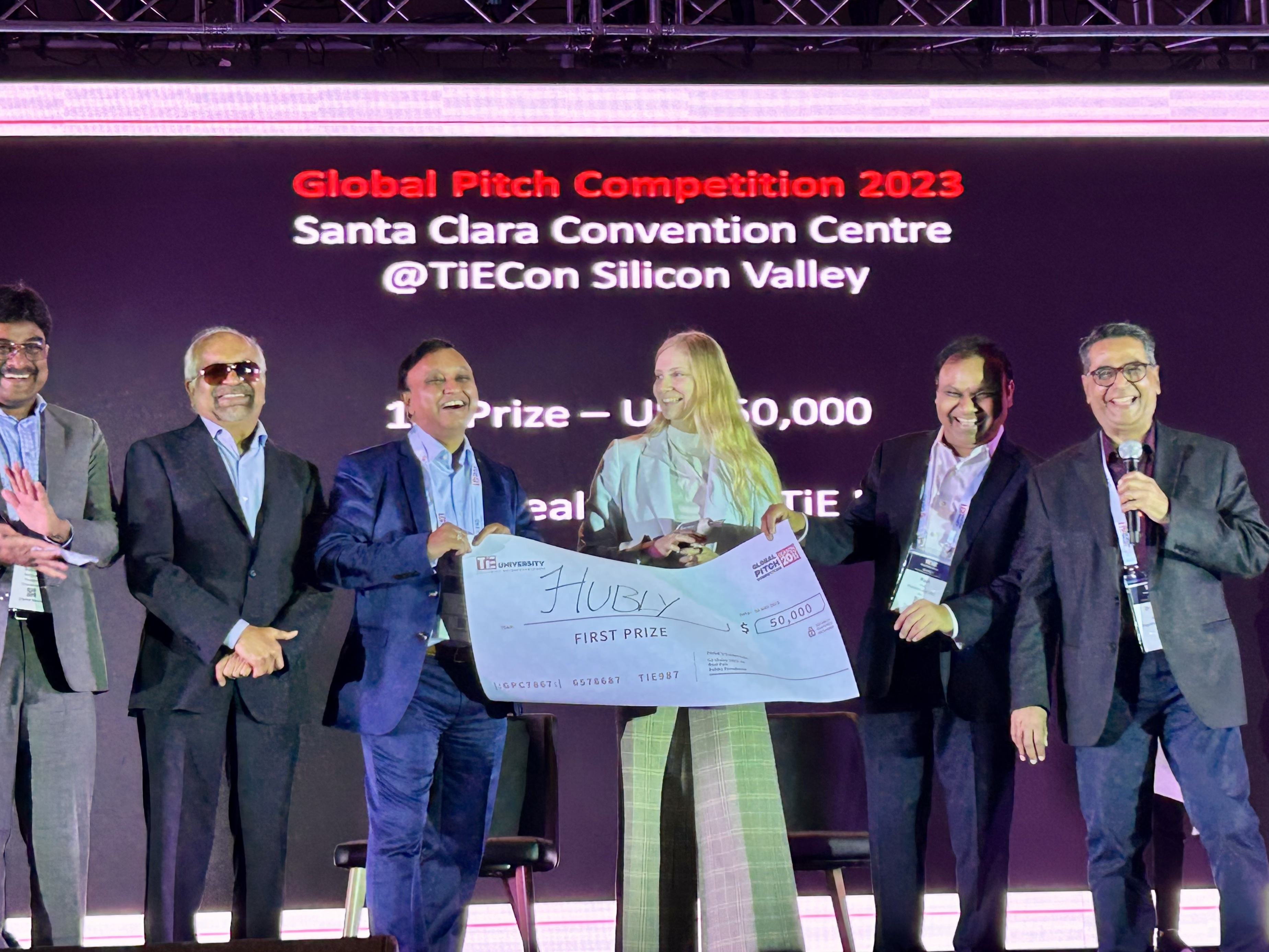 Hubly Wins 1st Place 50,000 Grand Prize at TiECon Silicon Valley